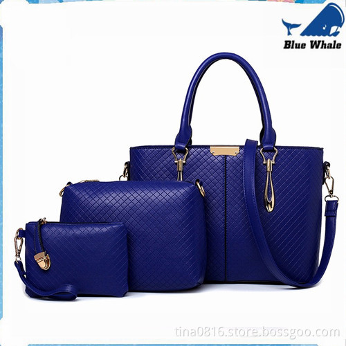3 PCS Leather Designer Handbag Ladies Bags Women Handbags